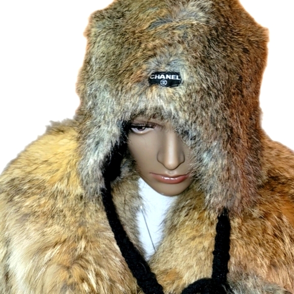 Chanel Fur Merino Wool Fabric Winter pompom Hat - Picture 13 of 16